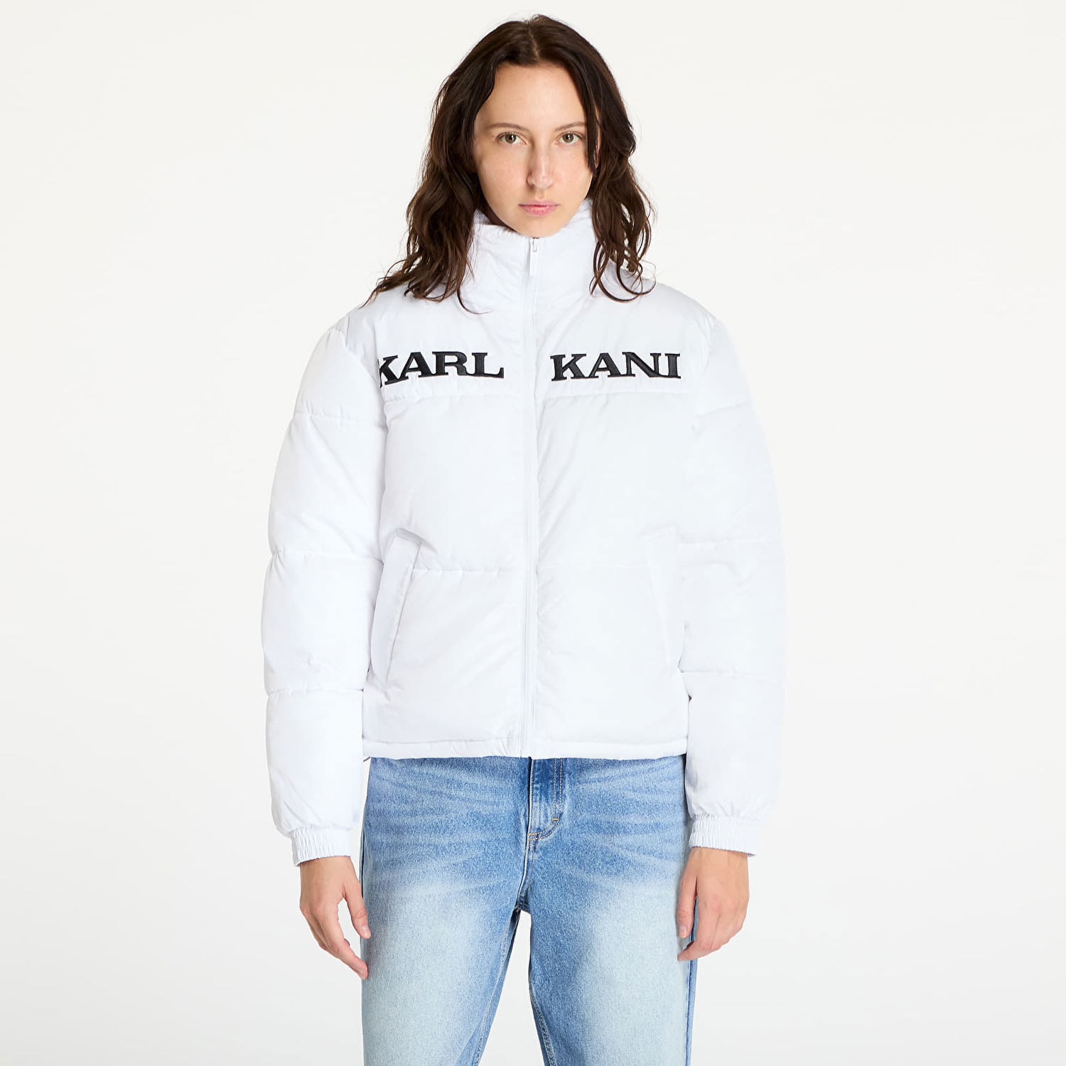 Пухо яке Karl Kani Retro Essential Puffer Jacket Бяло | 61760001, 0