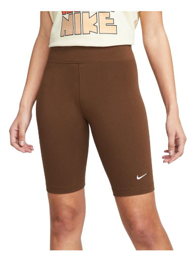 Къси панталони Nike Biker Shorts Sportswear Essential Кафяво | cz8526-259