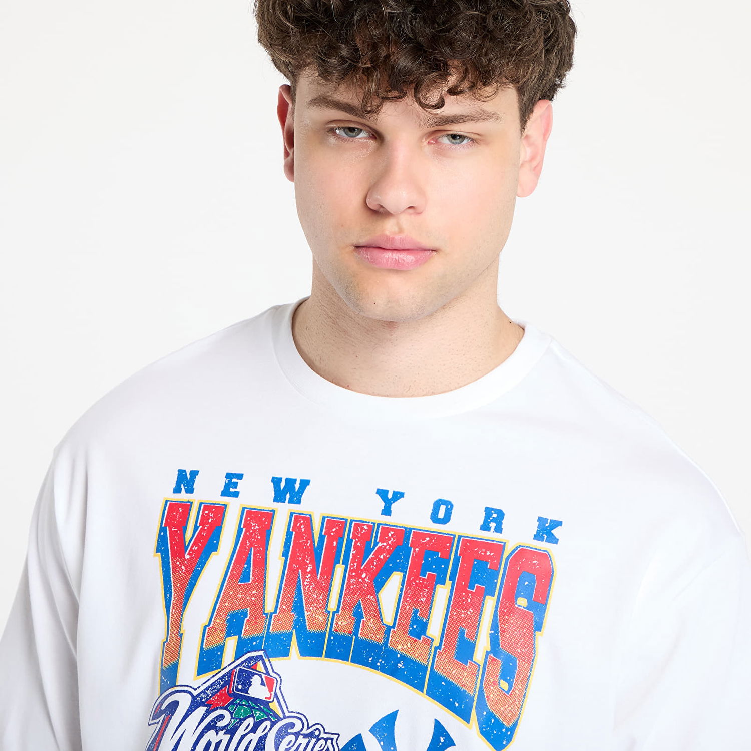 Тениска New Era New Era New York Yankees World Series Oversized Tee Бяло | 60667817, 1