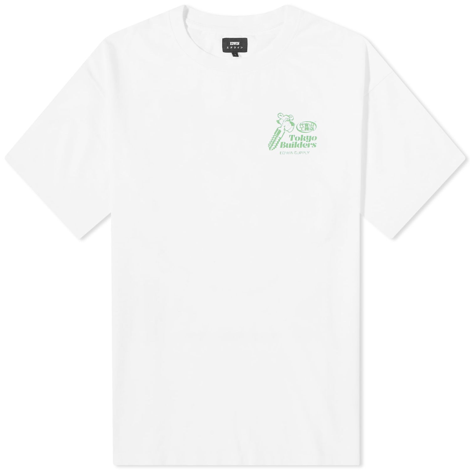 Тениска EDWIN Tokyo Builders Graphic T-Shirt Бяло | I032558-0267-02-67, 0