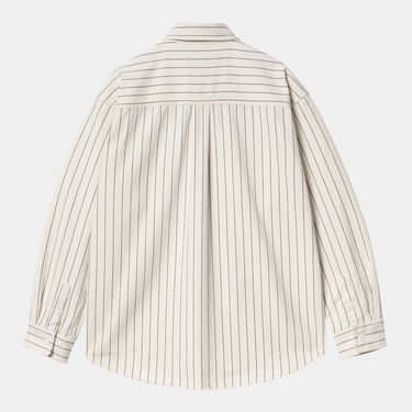 Риза Carhartt WIP Carhartt WIP Hendry Striped Shirt Jacket Бяло | I034827_6, 4