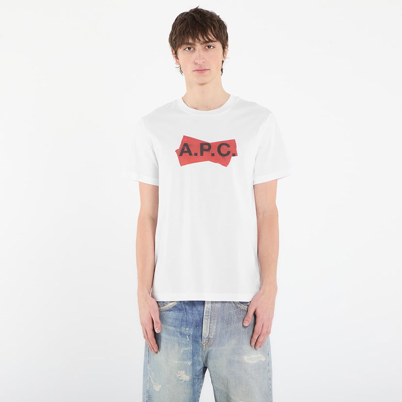 Тениска A.P.C. A.P.C. Scotch Rouge T-Shirt Бяло | COHBM-M26457 AAB
