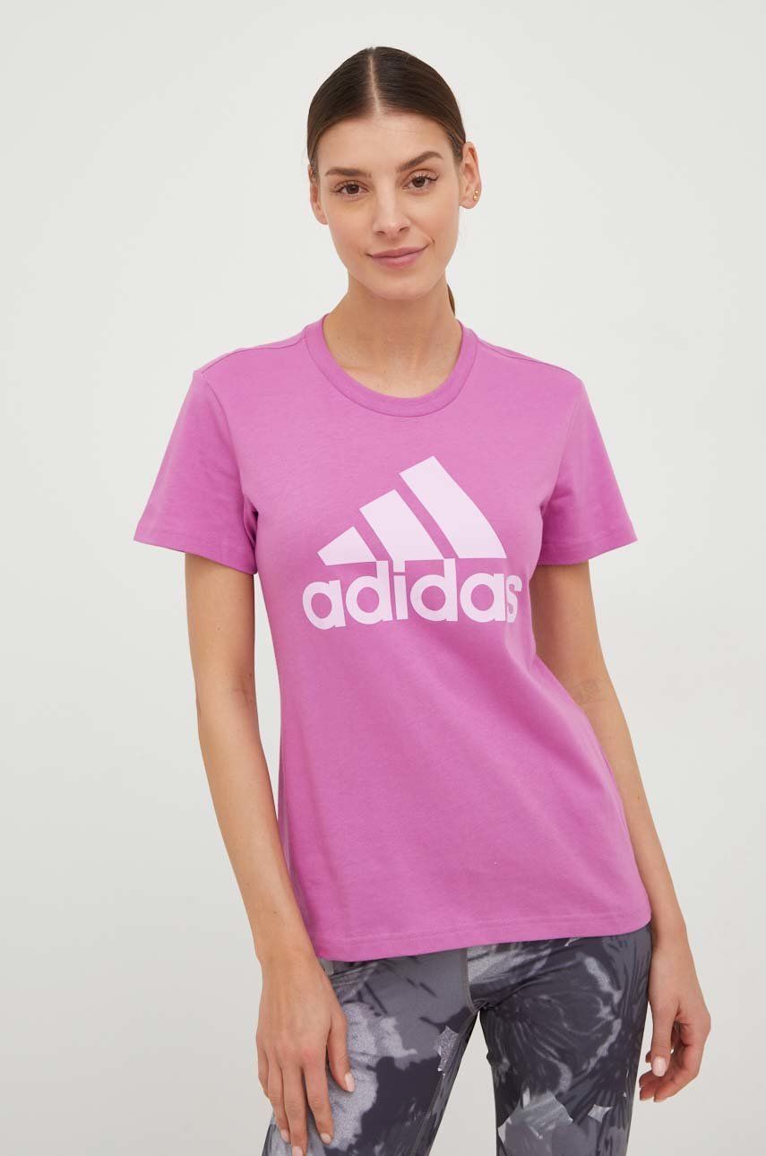 Тениска adidas Originals Essentials Logo T-Shirt Розово | HL2034, 0