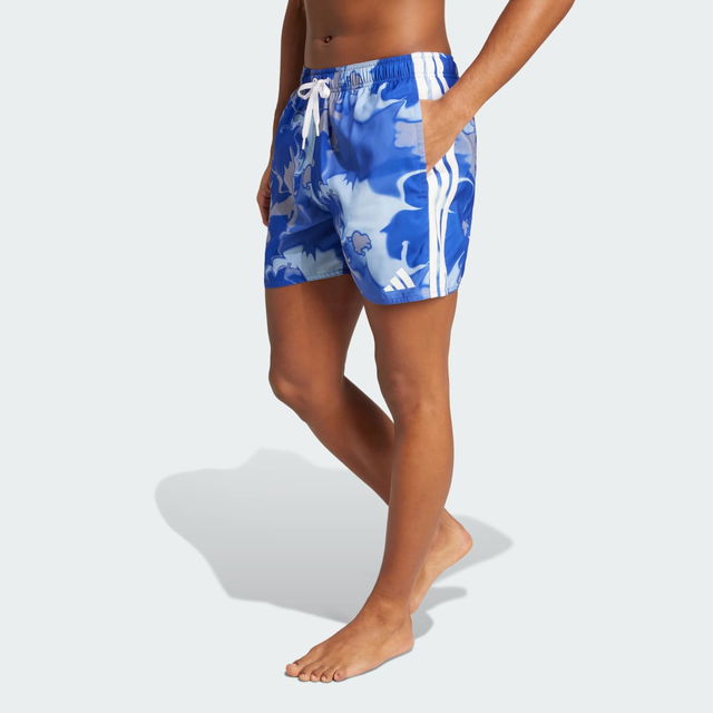 Marble Print Swim Shorts