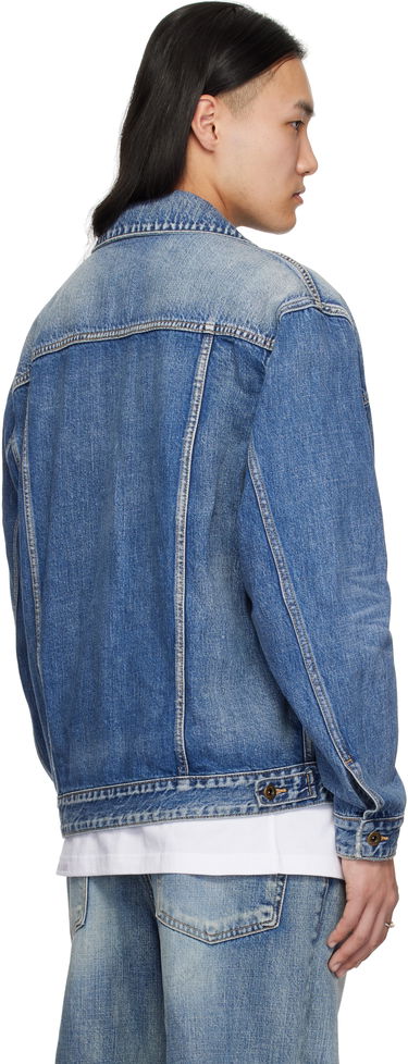 Яке We11done We11done Washed Denim Jacket Синьо | WD-DJ0-25-313-U-BL, 2