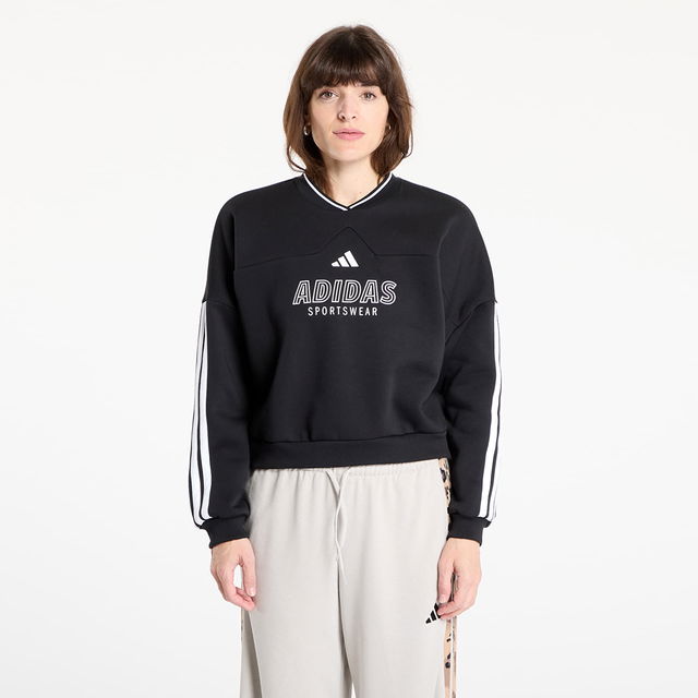Women's Tiro Cut 3 Stripes Fleece Sweatshirt