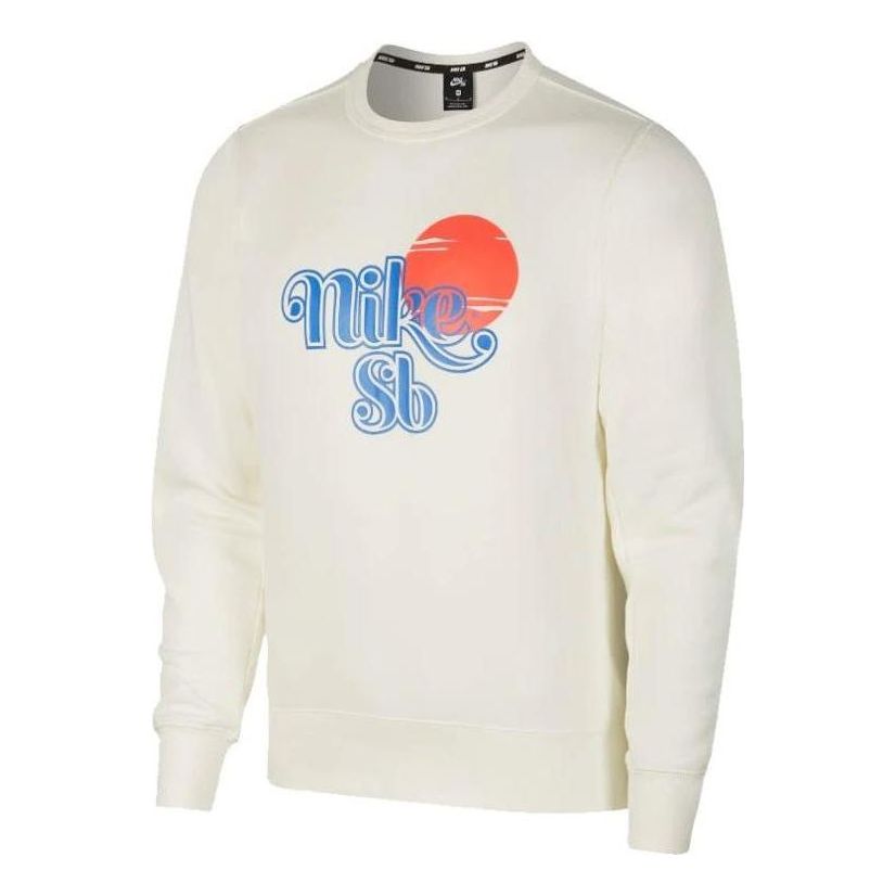 Пуловер Nike SB Icon Crew Sunrise Sweatshirt Бяло | BV0885-133, 0