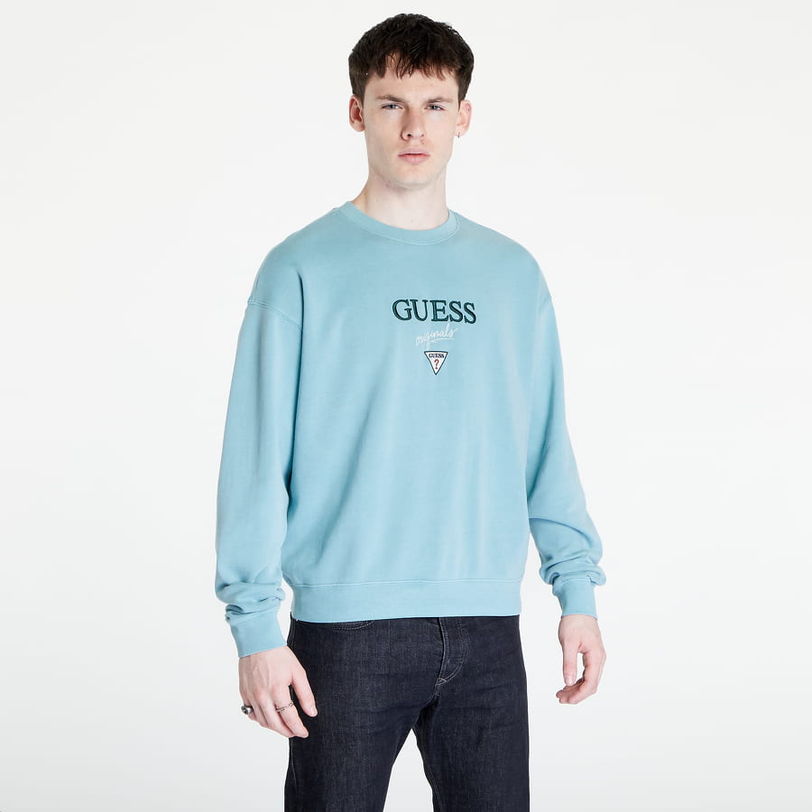 Суитчър GUESS Baker Locrewneck Синьо | M2BQ09K9YH1-F7ES, 0