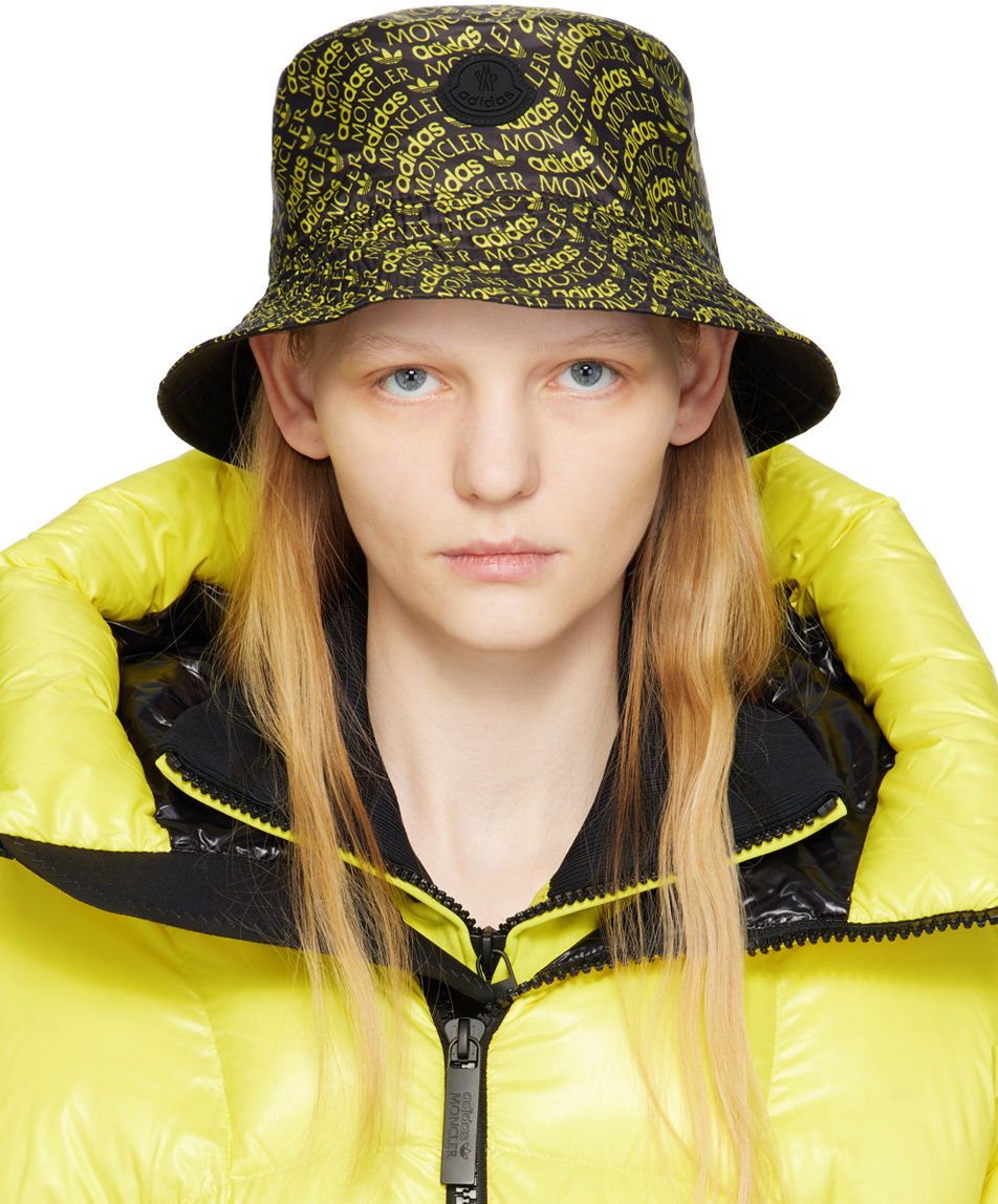 Шапка Moncler Genius 3 x adidas Originals Reversible Logo Bucket Hat Зелено | I209S3B00004M2548, 0