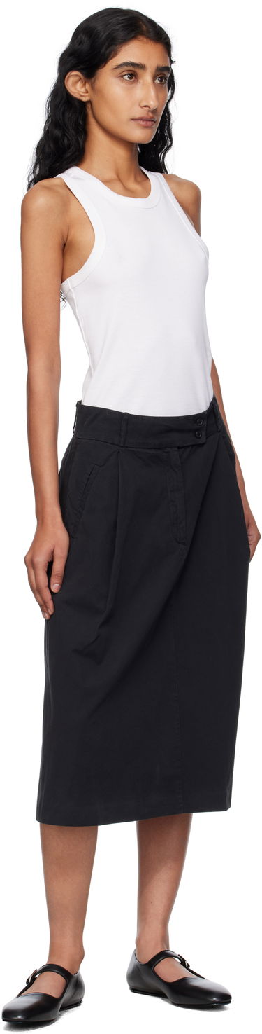 Пола A.P.C. A.P.C. Deborah Midi Skirt Черно | COHKU-F06453, 3