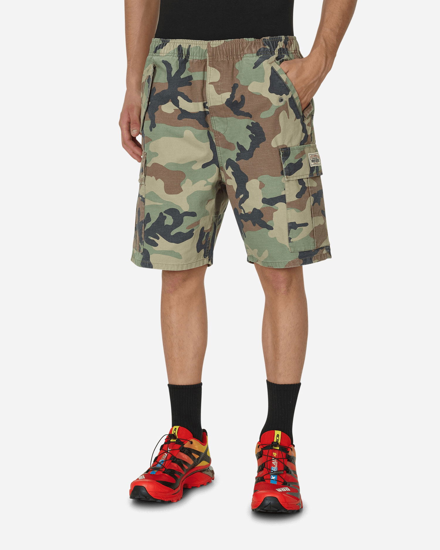 Къси панталони Stüssy Ripstop Cargo Beach Shorts Зелено | 112297E CAMO, 1
