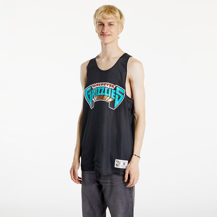 Фланелка Mitchell & Ness NBA Reversible Mesh Practice Tank Vintage Logo Vancouver Grizzlies Multi/ Black Черно | TMTK6913-VGRYYPPPMTBK