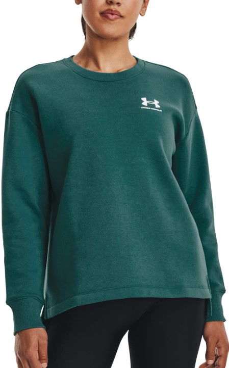 Суитчър Under Armour Rival Fleece Sweatshirt Зелено | 1369423-722, 0