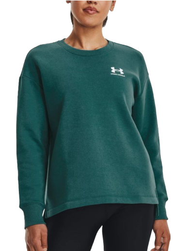 Суитчър Under Armour Rival Fleece Sweatshirt Зелено | 1369423-722