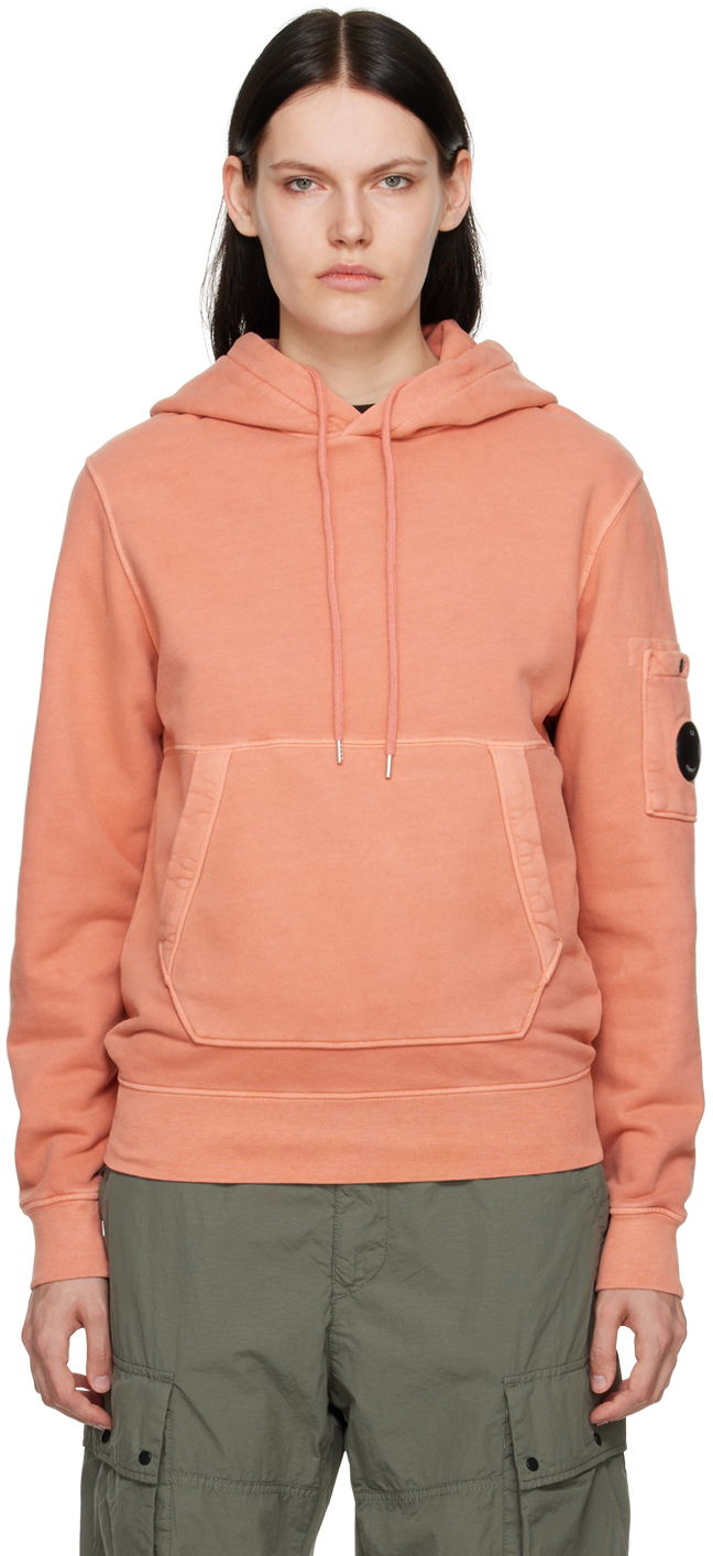 Суитчър C.P. Company Lens Hoodie Розово | 13CMSS009A-006372R, 0