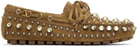 Valentino Garavani Mixed Studs Boat Shoes