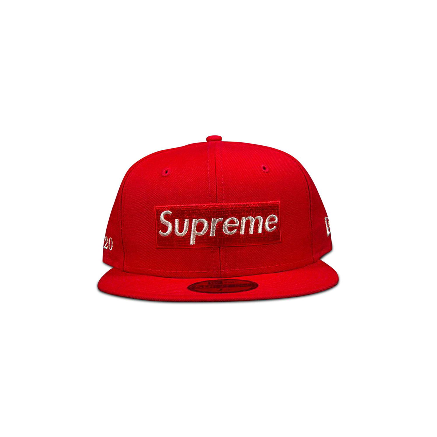 Шапка с козирка Supreme $1M Metallic Box Logo New Era Червено | SS20H21 RED, 1