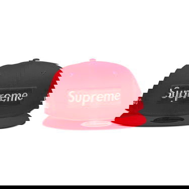 Шапка с козирка Supreme $1M Metallic Box Logo New Era Червено | SS20H21 RED, 1