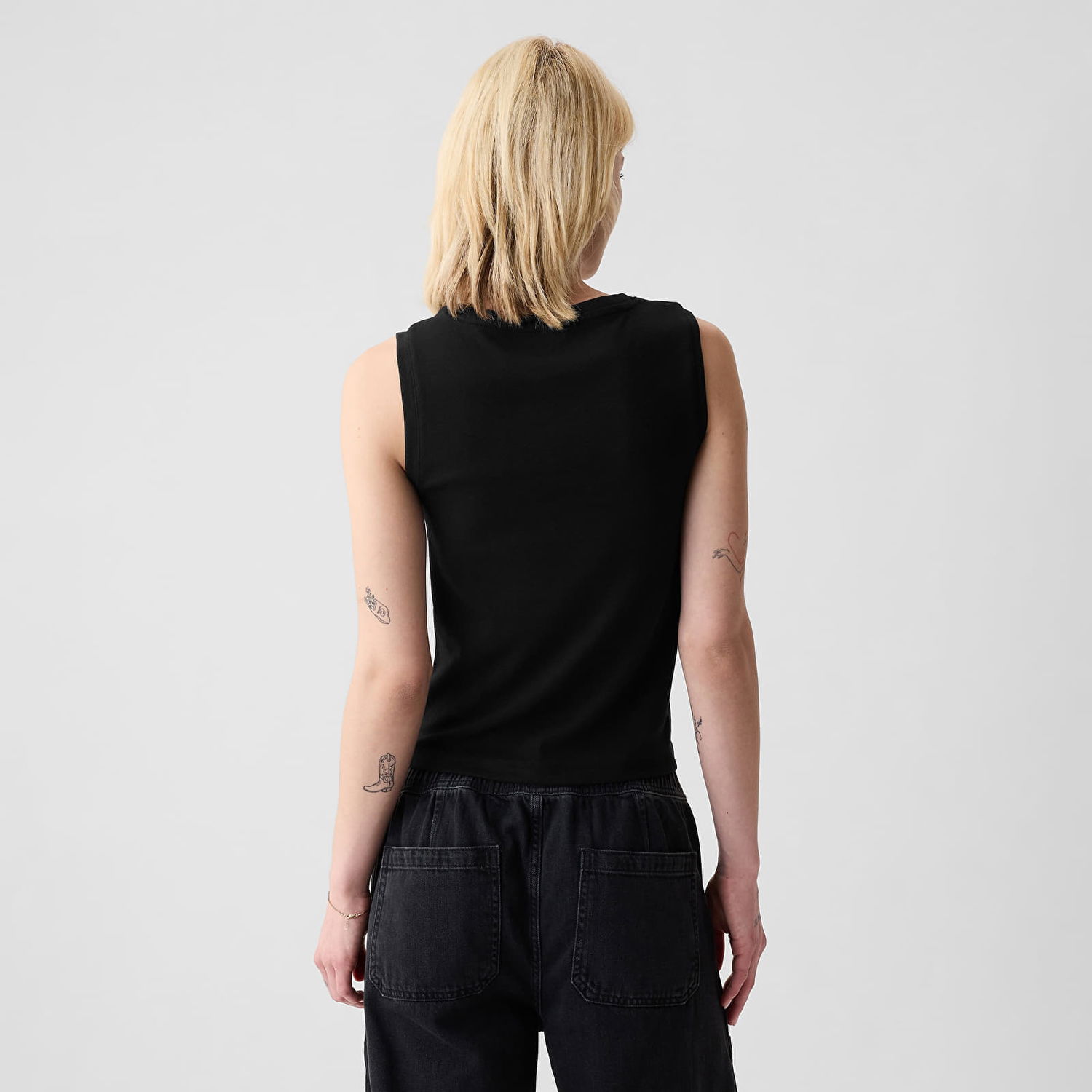 Потник GAP Sleeveless Modal Shell Black Черно | 540735-01, 1