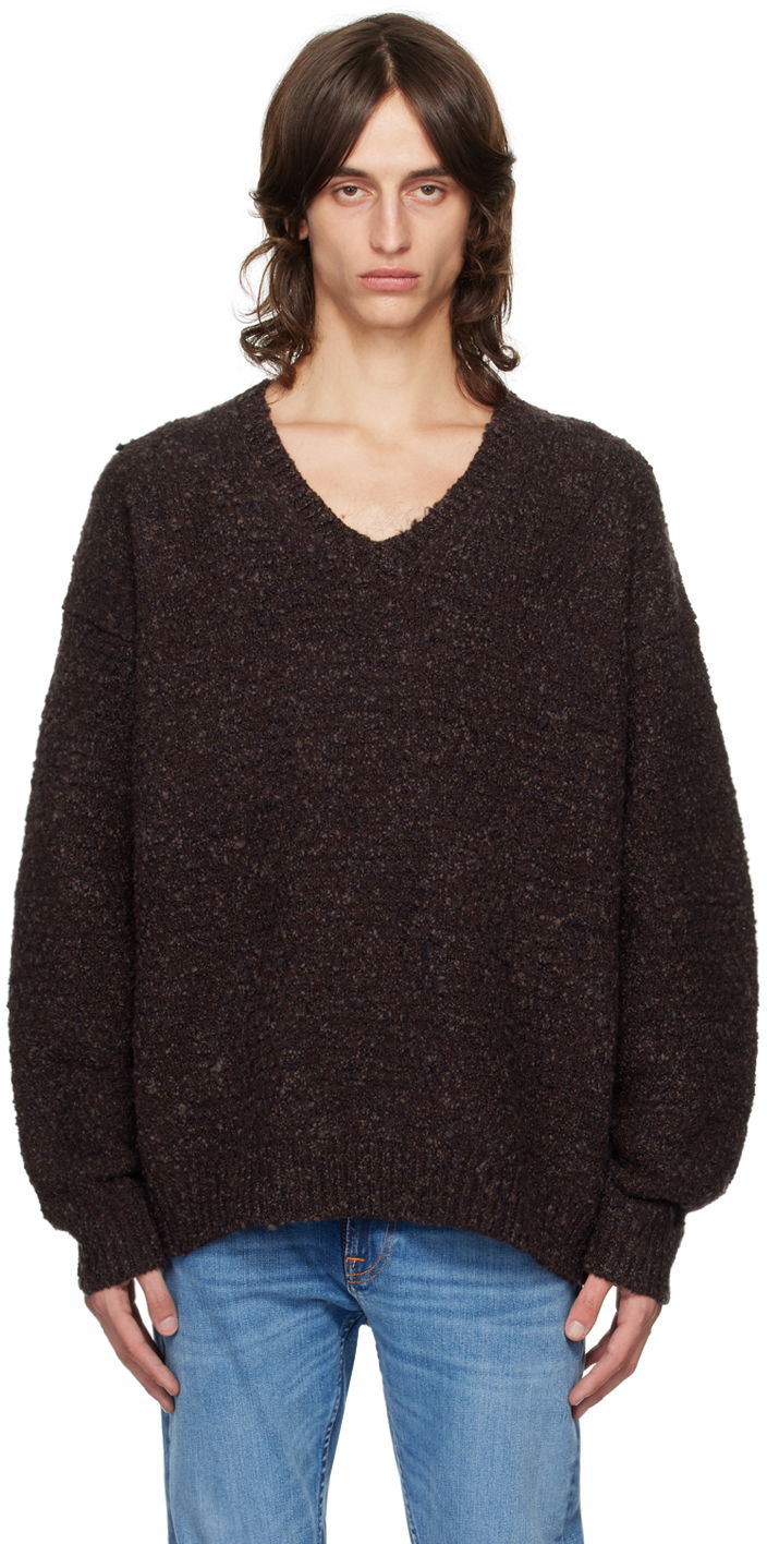 Пуловер CALVIN KLEIN Brown Halo Sweater Кафяво | 81EM399