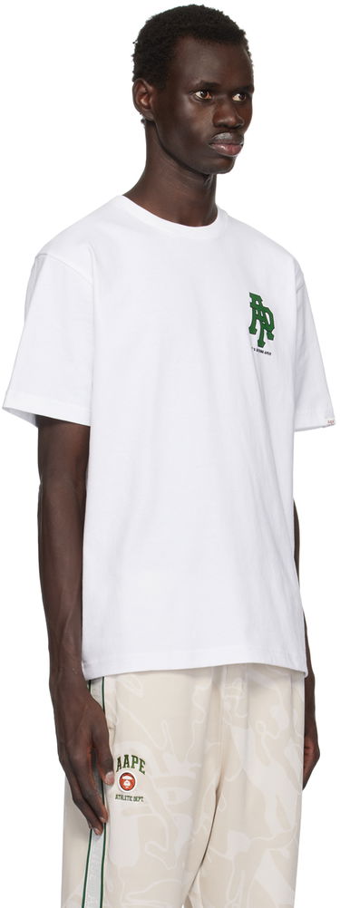 Тениска AAPE by A Bathing Ape AAPE by A Bathing Ape Logo Short Sleeve T-Shirt Бяло | AAPTEM1562XXNWHX, 1
