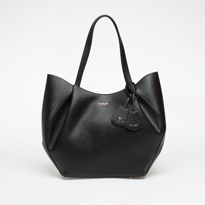Голяма пазарска чанта GUESS GUESS Amorette 2 In 1 Tote Черно | HWBG7898240-BLA