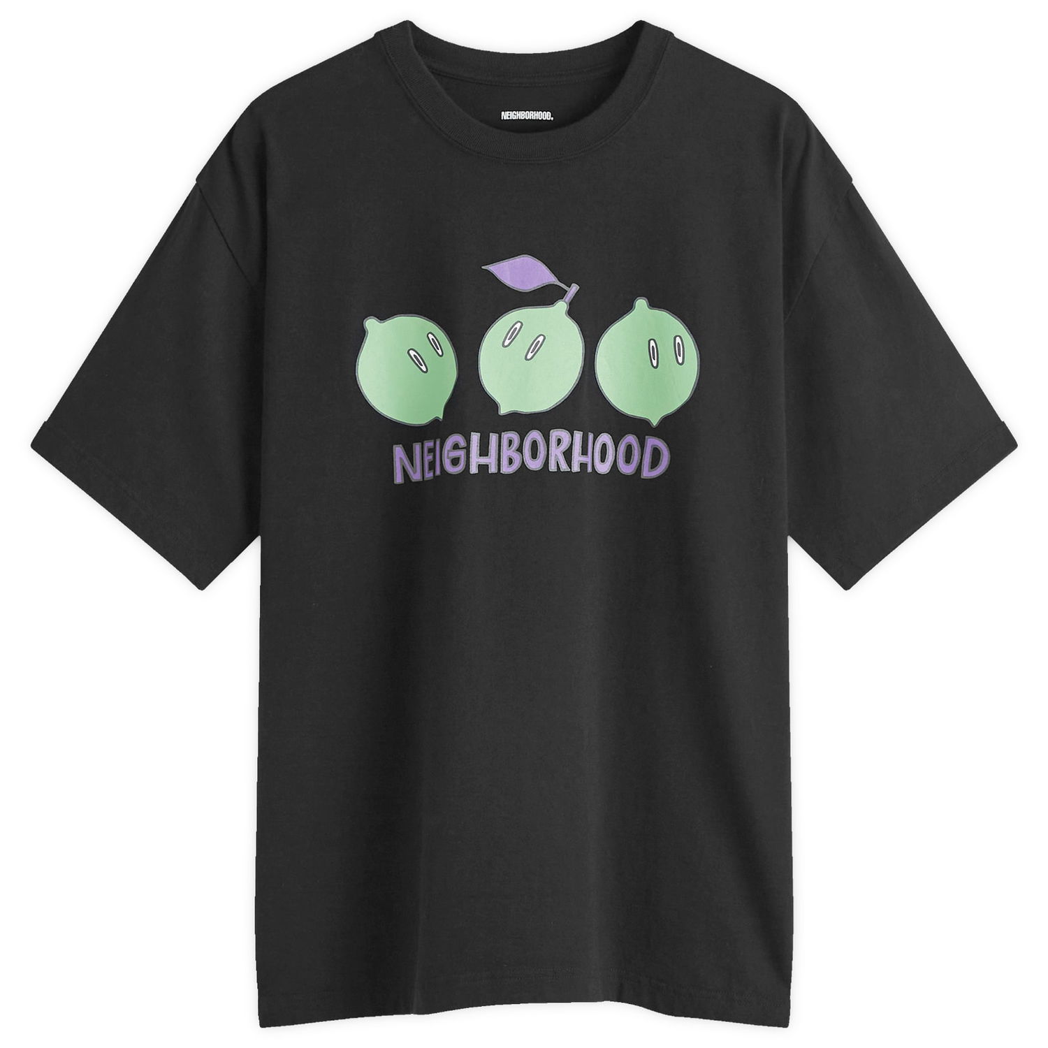 Тениска Neighborhood T-Shirt Black Черно | 242PCNH-ST20-BLK, 0