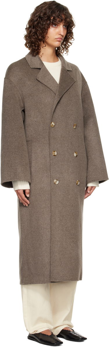 Палта Loulou de Saison Loulou de Saison Borneo Wool Drap Coat Черно | BORNEO LDS, 4