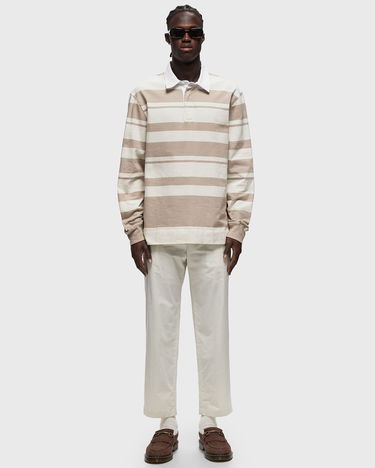 Пуловер Officine Générale RYKER POLO STRIPED ORGANIC CO Бежово | S24MSWT251, 1