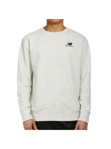 Суитчър New Balance Essentials Uni-ssentials Crew Neck Sweater Сиво | UT21501_SAH