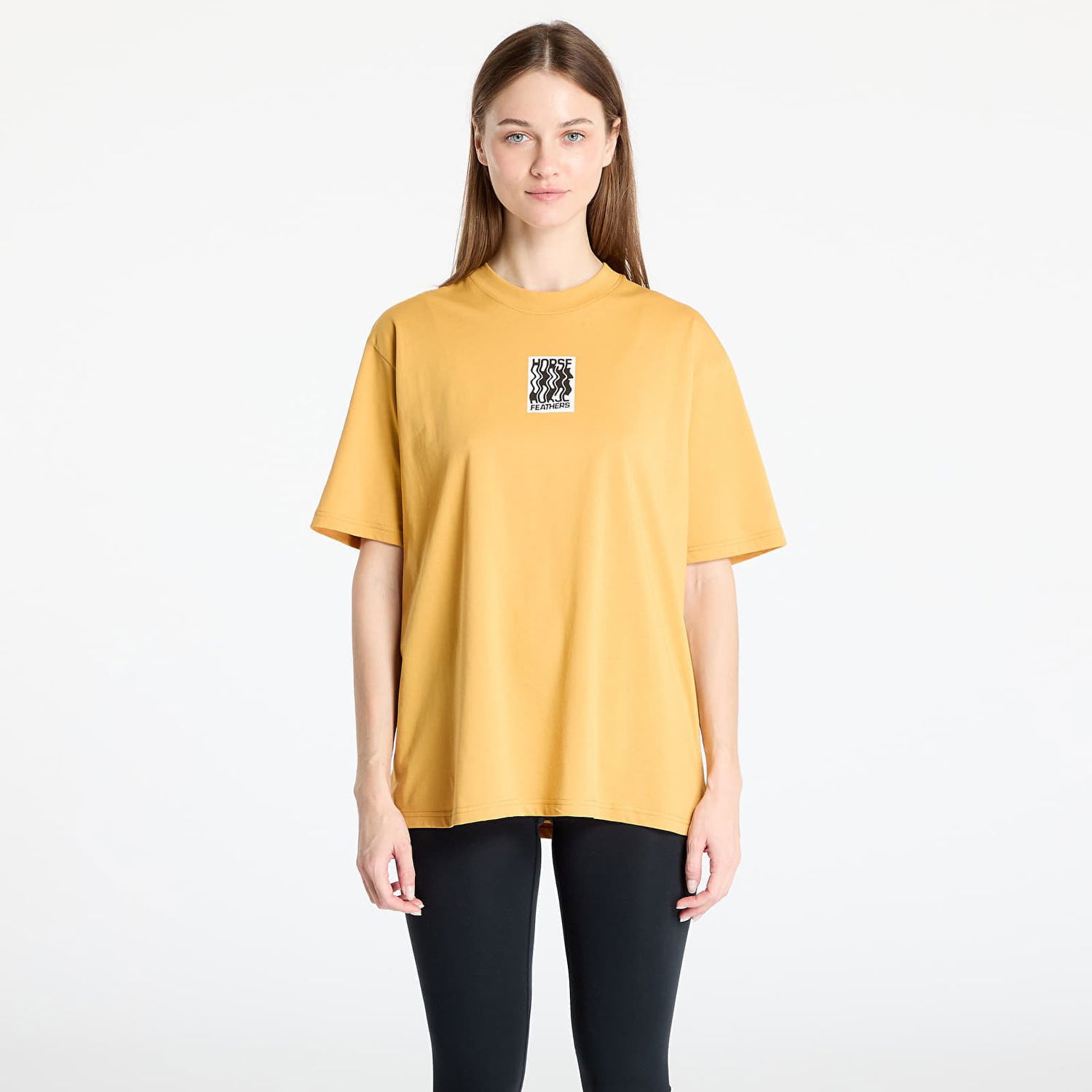 Тениска Horsefeathers Horsefeathers Dalim Top T-Shirt Жълто | SW937A, 0
