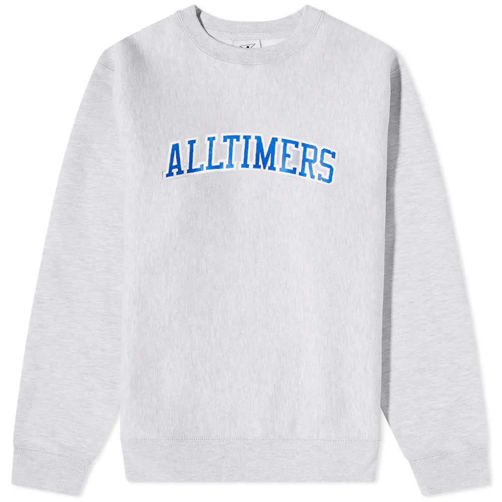 Суитчър Alltimers City College Crew Sweat Сиво | ATSU22-FLC0201-HEA, 0