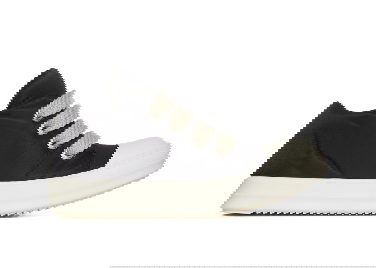 Кецове и обувки Rick Owens Jumbo Lace Recycled Puffer Low Черно | DU01D18192BRW-9811, 0