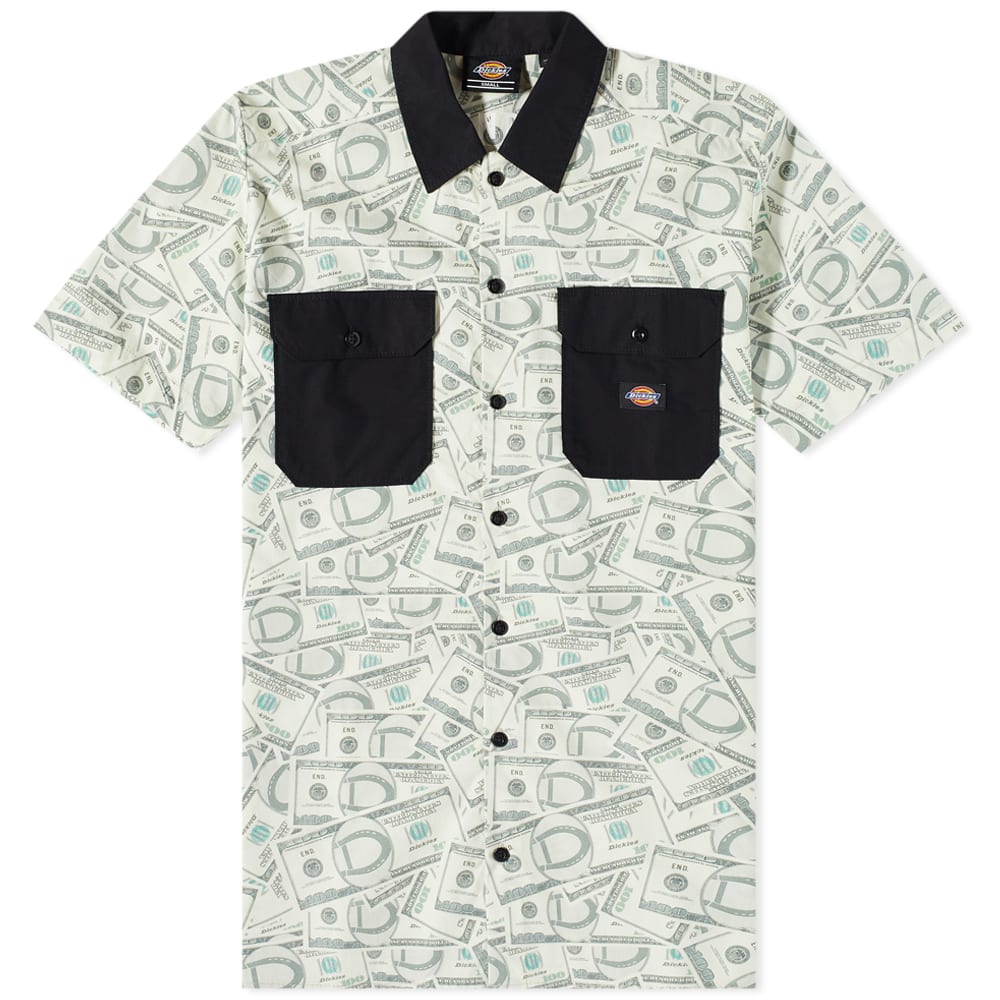 Риза Dickies END. x Garage Shirt Бяло | DK0A4XR4-WHX, 0