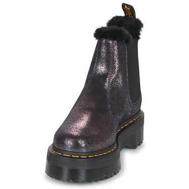 Кецове и обувки Dr. Martens 2976 Quad Fur Lined Distressed Metallic Черно | 27956012, 3
