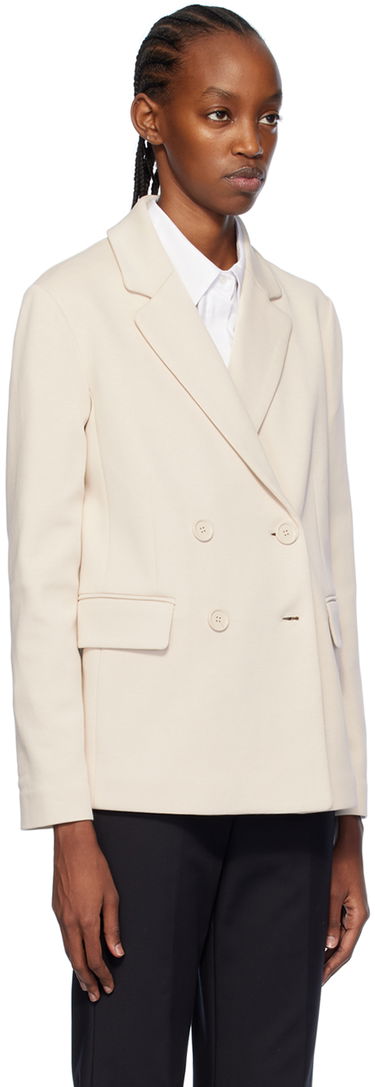 Яке Max Mara Max Mara Scrigno Double-Breasted Blazer Бежово | 2419911031600 MM13001, 1