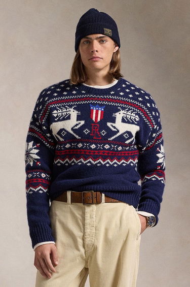 Пуловер Polo by Ralph Lauren Fair Isle Wool Sweater Тъмно синьо | 710949303, 0
