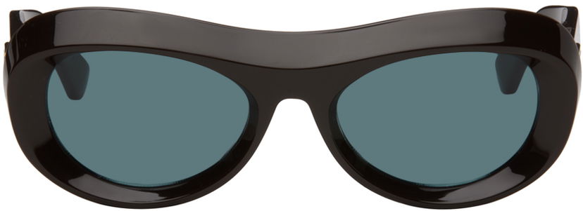 Слънчеви очила Bottega Veneta Scoop Round Acetate Sunglasses Кафяво | BV1284S