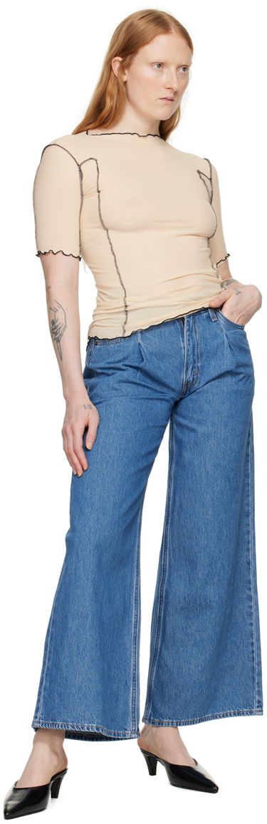 Тениска Baserange Slim 3/4 Sleeve T-Shirt Бежово | TTO3-RB-SU24, 3