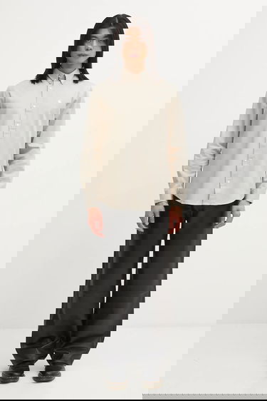 Риза Carhartt WIP L/S Madison Regular Button-Down Shirt Бежово | I023339.2V4XX, 4