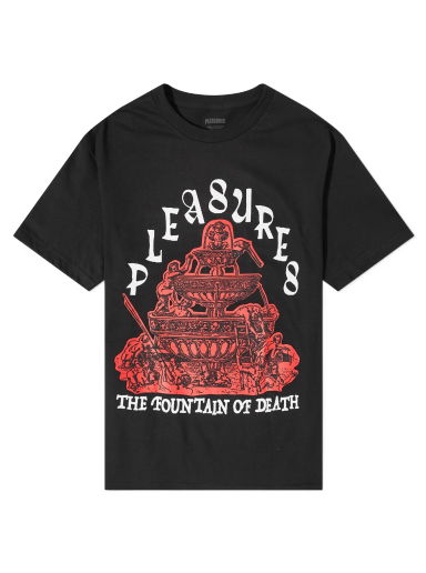 Тениска Pleasures Fountain T-Shirt Black Черно | P23SU040-BLK