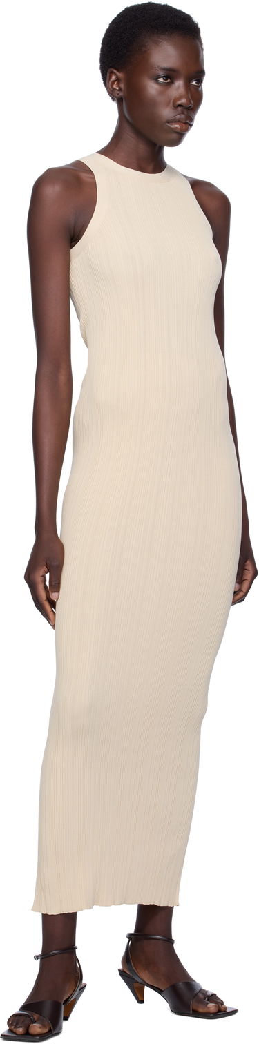 Pокля TOTEME TOTEME Seamless Rib Tank Maxi Dress Бежово | 242-WRD2305-YA0076, 3