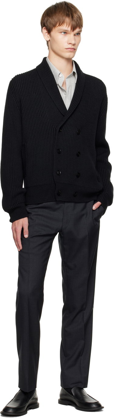 Пуловер Tom Ford TOM FORD Wool Silk Shawl Collar Cardigan Черно | KLL012-YMW094, 3