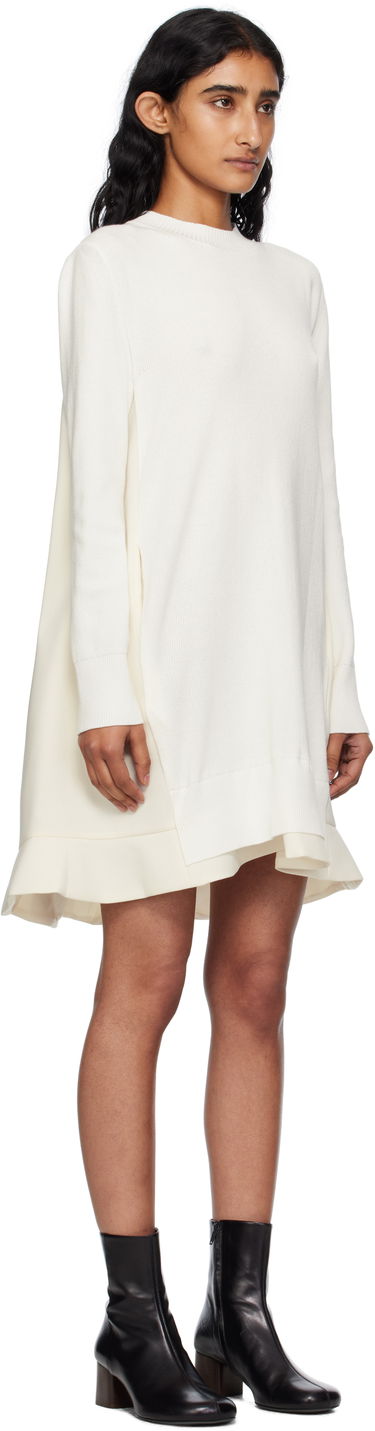 Pокля sacai Sacai Suiting Mix Knit Minidress Черно | 25-07952, 4