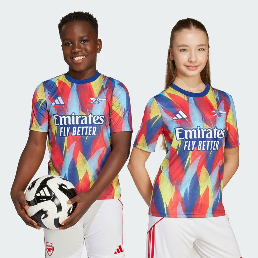 Фланелка adidas Performance Arsenal 25/26 Pre-Match Jersey Kids Многоцветен | JJ1799