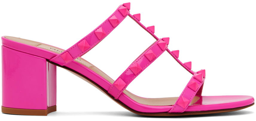 Pокля Valentino Valentino Garavani Rockstud Heeled Sandals Розово | 3W2S0C47YPX, 0