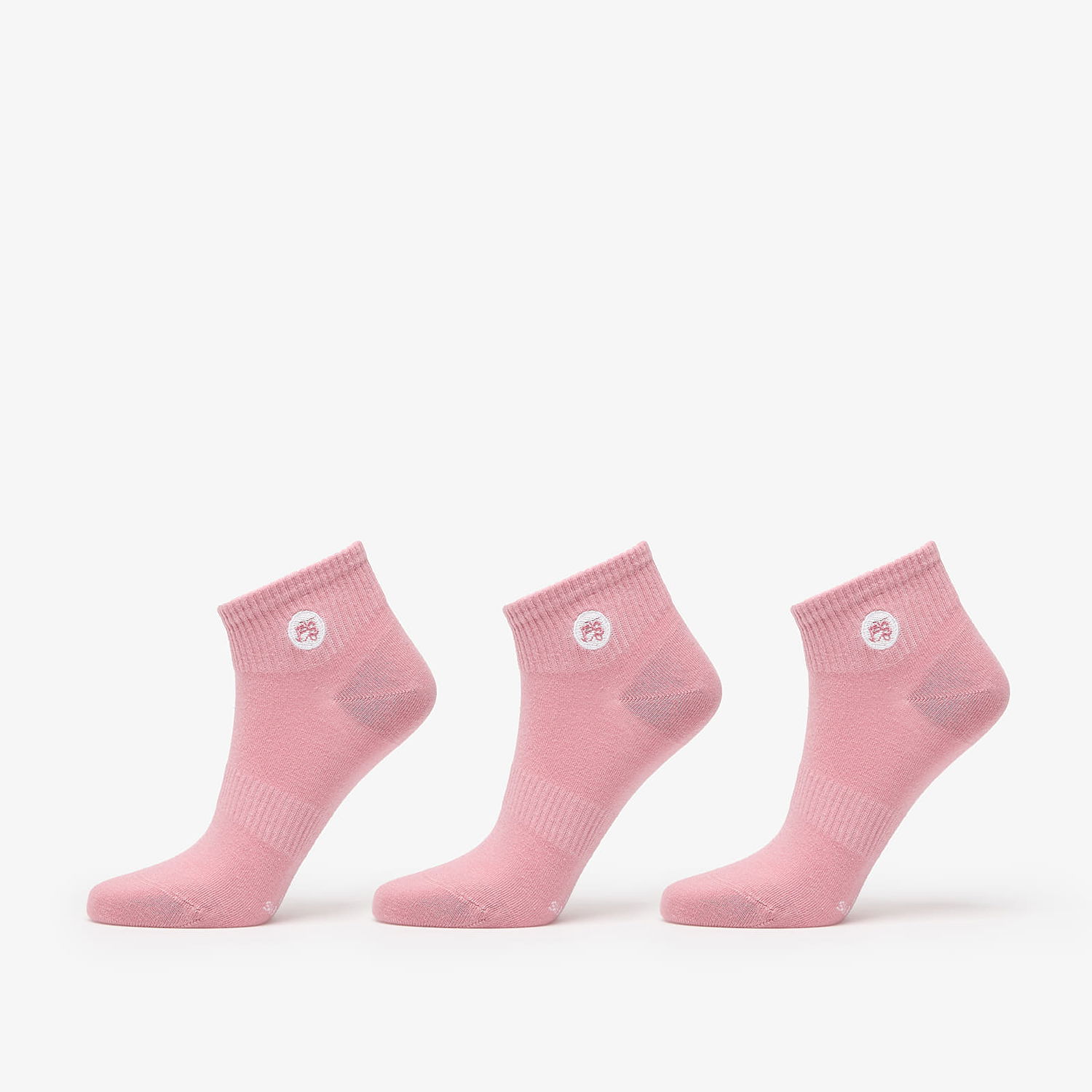 Чорапи Footshop Ankle Socks 3-Pack Pink Розово | FTSHP_376, 0