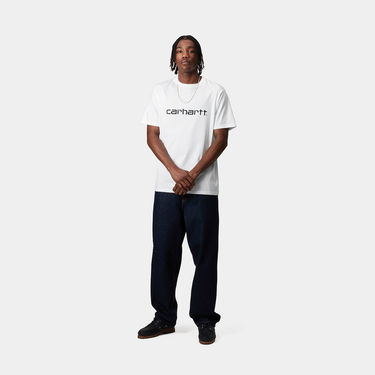 Тениска Carhartt WIP Script Short Sleeve T-Shirt Бяло | I035700_8, 2