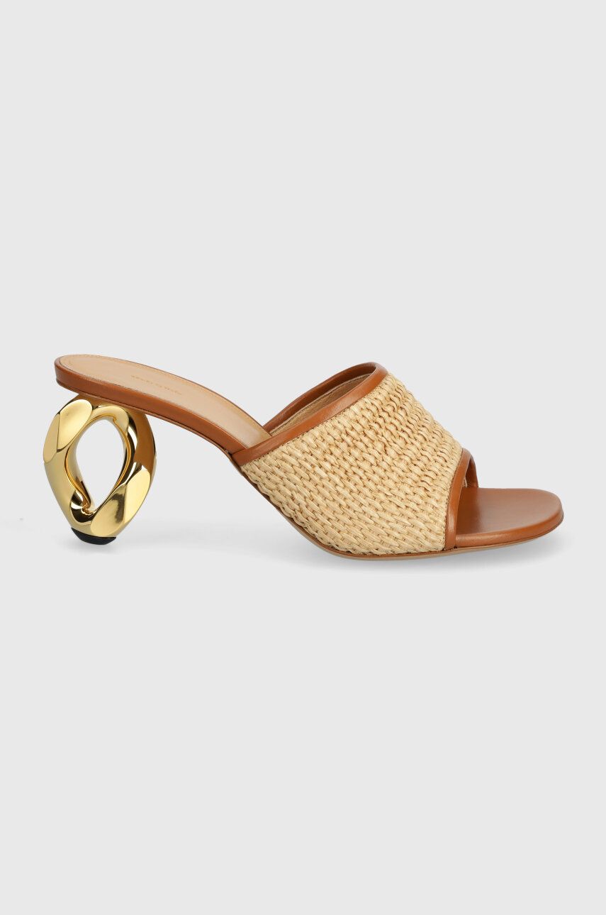 Кецове и обувки JW Anderson Raffia Sandal Бежово | ANW42230A.110, 1