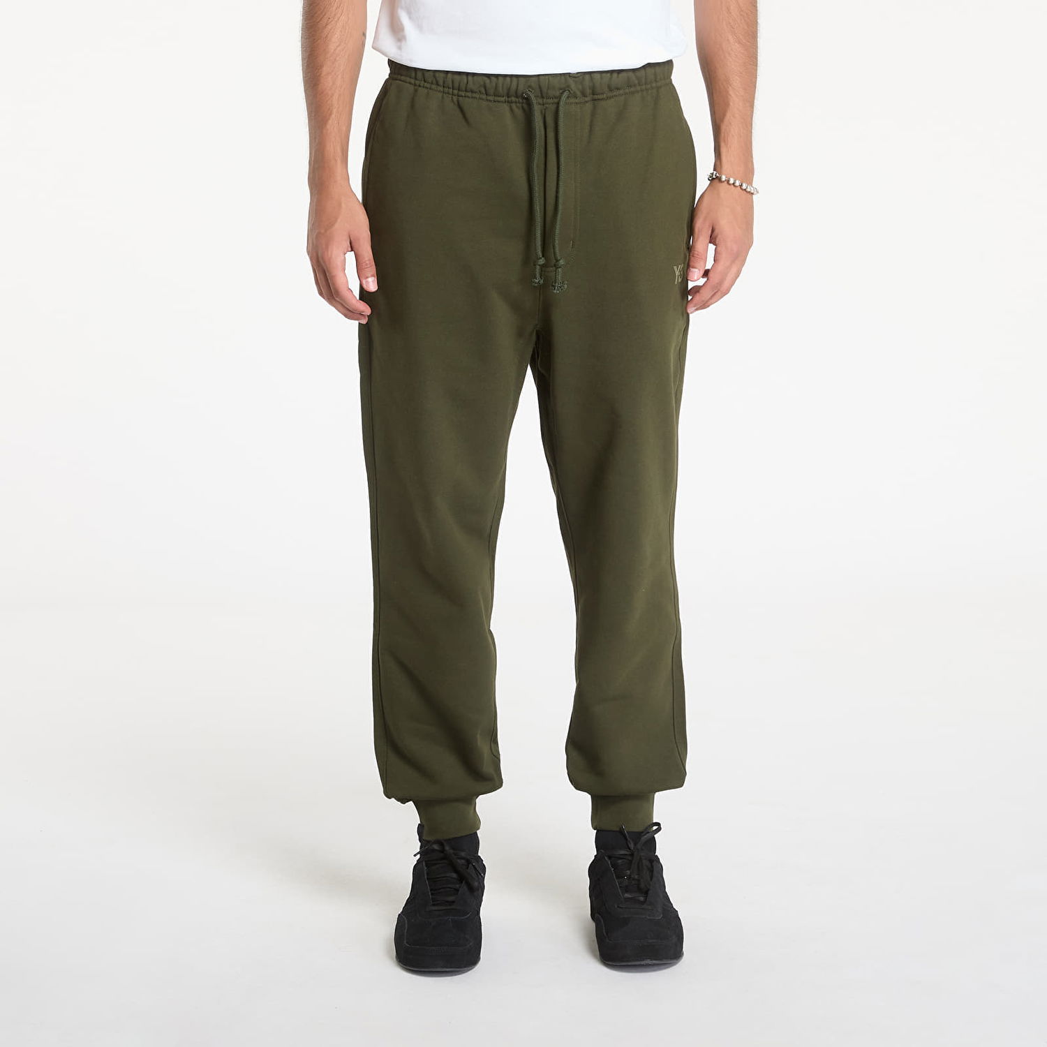Спортни панталони Y-3 Brushed Terry Cuffed Pant Night Cargo Зелено | JJ4217, 0